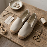 Vintage Woven Straw Espadrille Flats