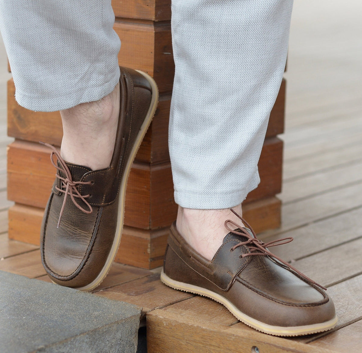 Men Leather Barefoot Shoes